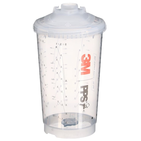 3M Spray Cups Kit 26264, Large 32.1 fl oz, 950 ml, 200 Micron Filter 7100292052 - main